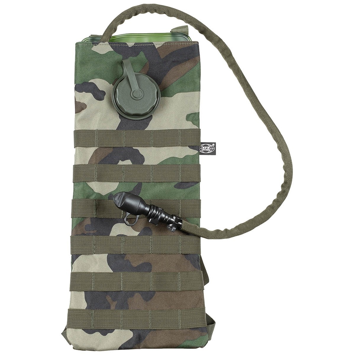 MFH - Molle Hydration Pack - Trinksystem/ Trinkrucksack 2,5L - Woodland