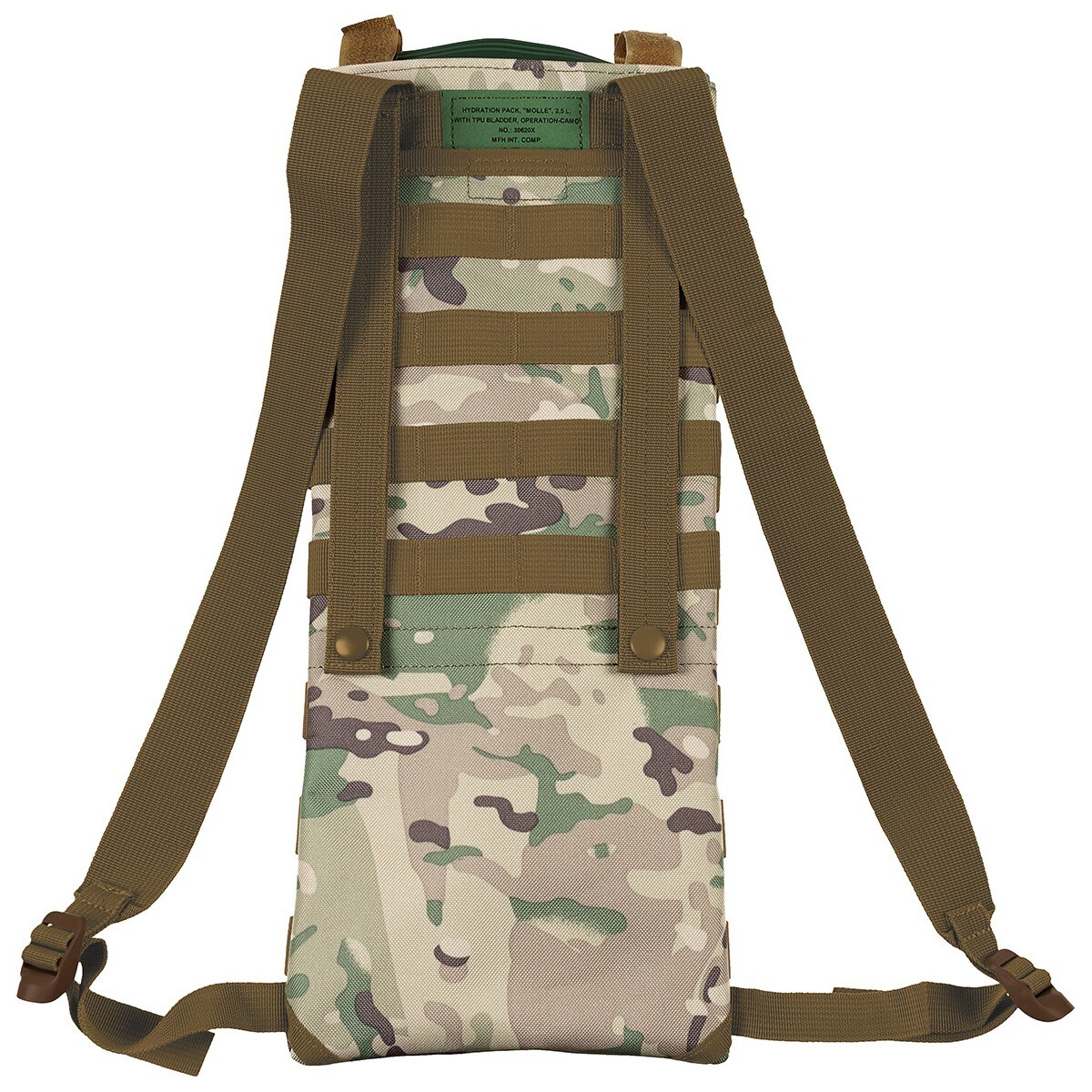 MFH - Molle Hydration Pack - Trinksystem/ Trinkrucksack 2,5L - Operation-Camo