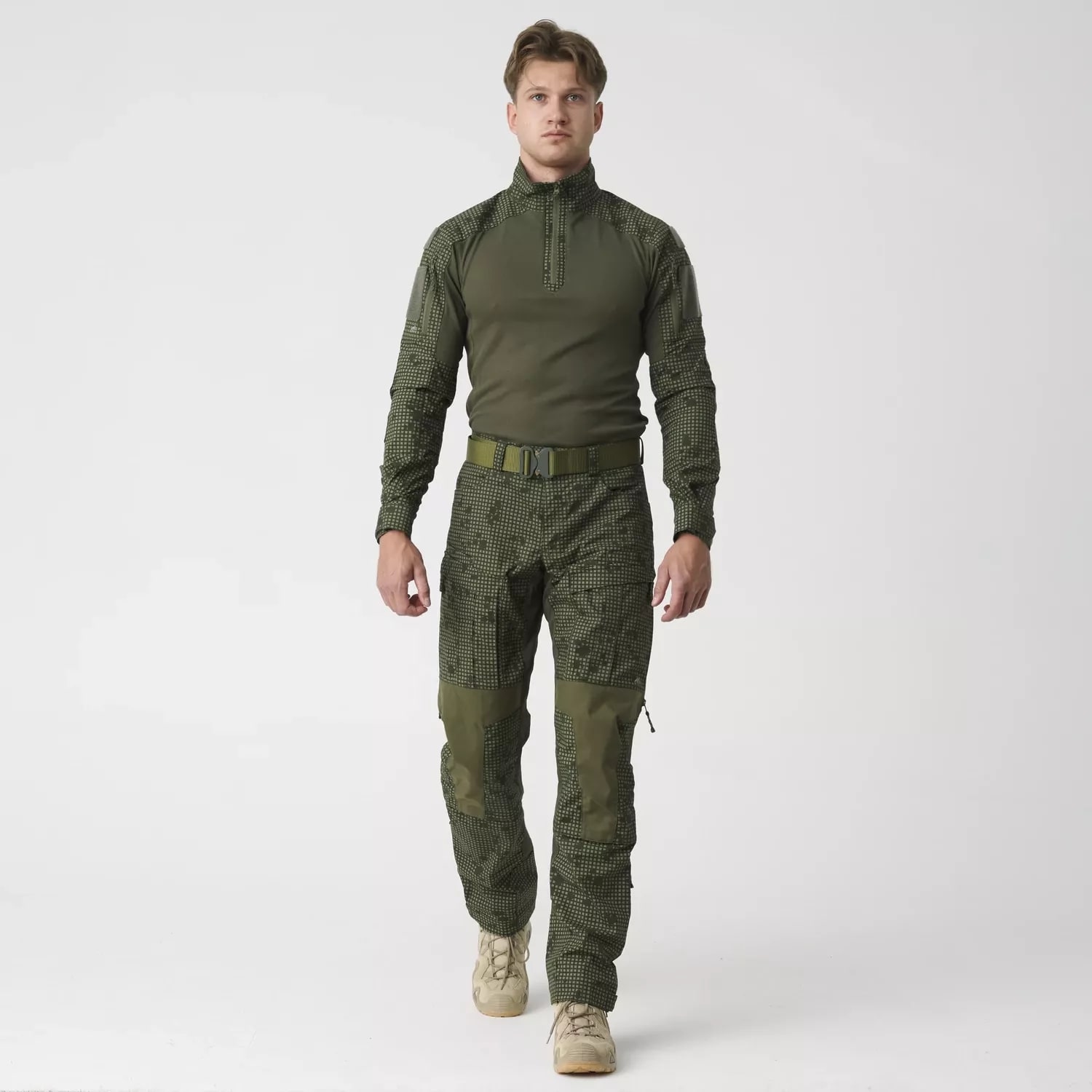 Helikon - MCDU Polycotton Stretch Rip-Stop - Hose - Desert Night Camo / Olive Green