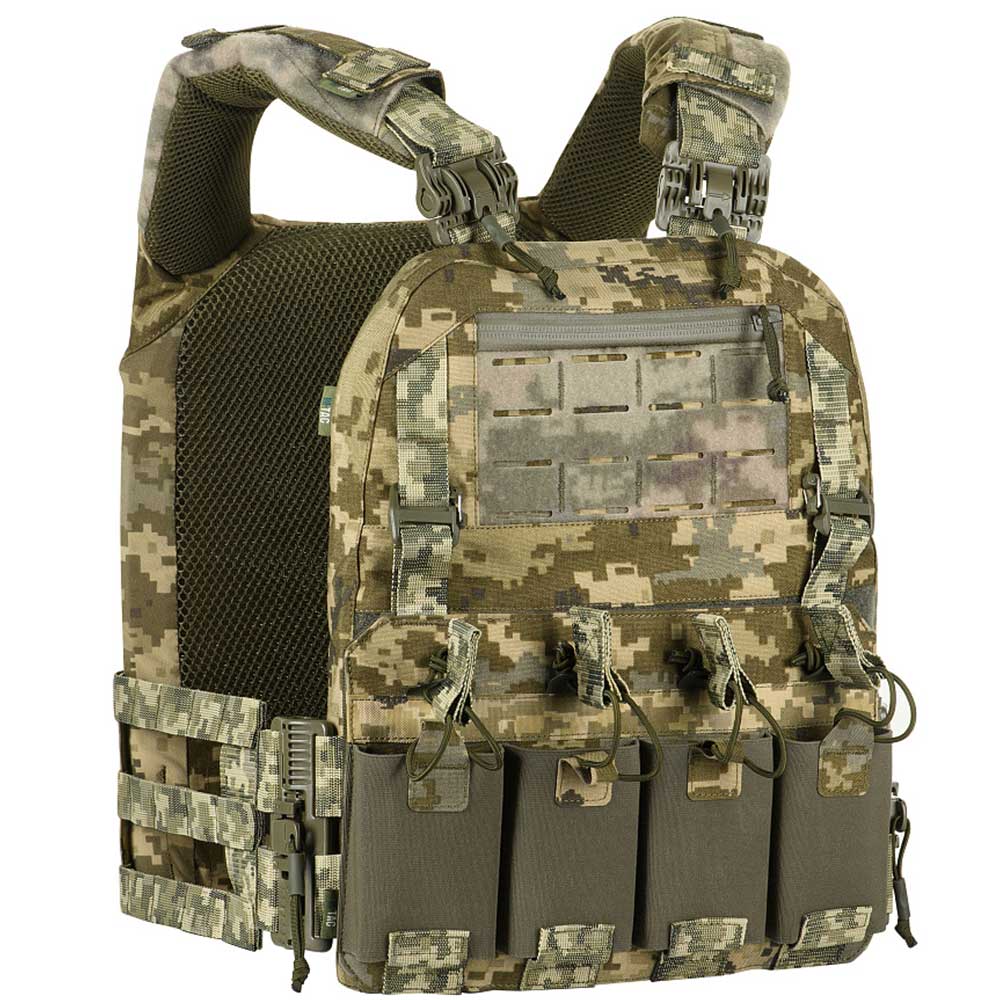 M-Tac - Cuirass Fast QRS - Taktische Weste Typ Plate Carrier - MM14 - für Platten Größe L/XL