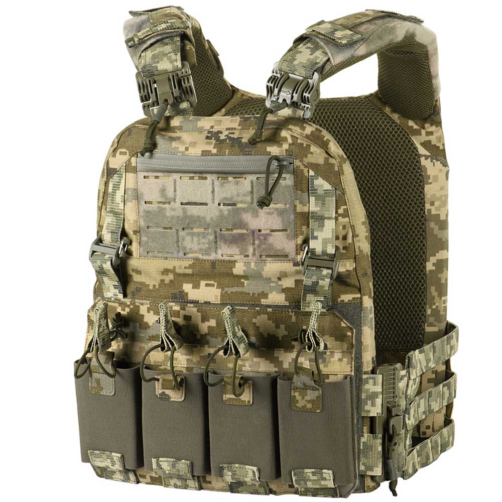 M-Tac - Cuirass Fast QRS - Taktische Weste Typ Plate Carrier - MM14 - für Platten Größe L/XL