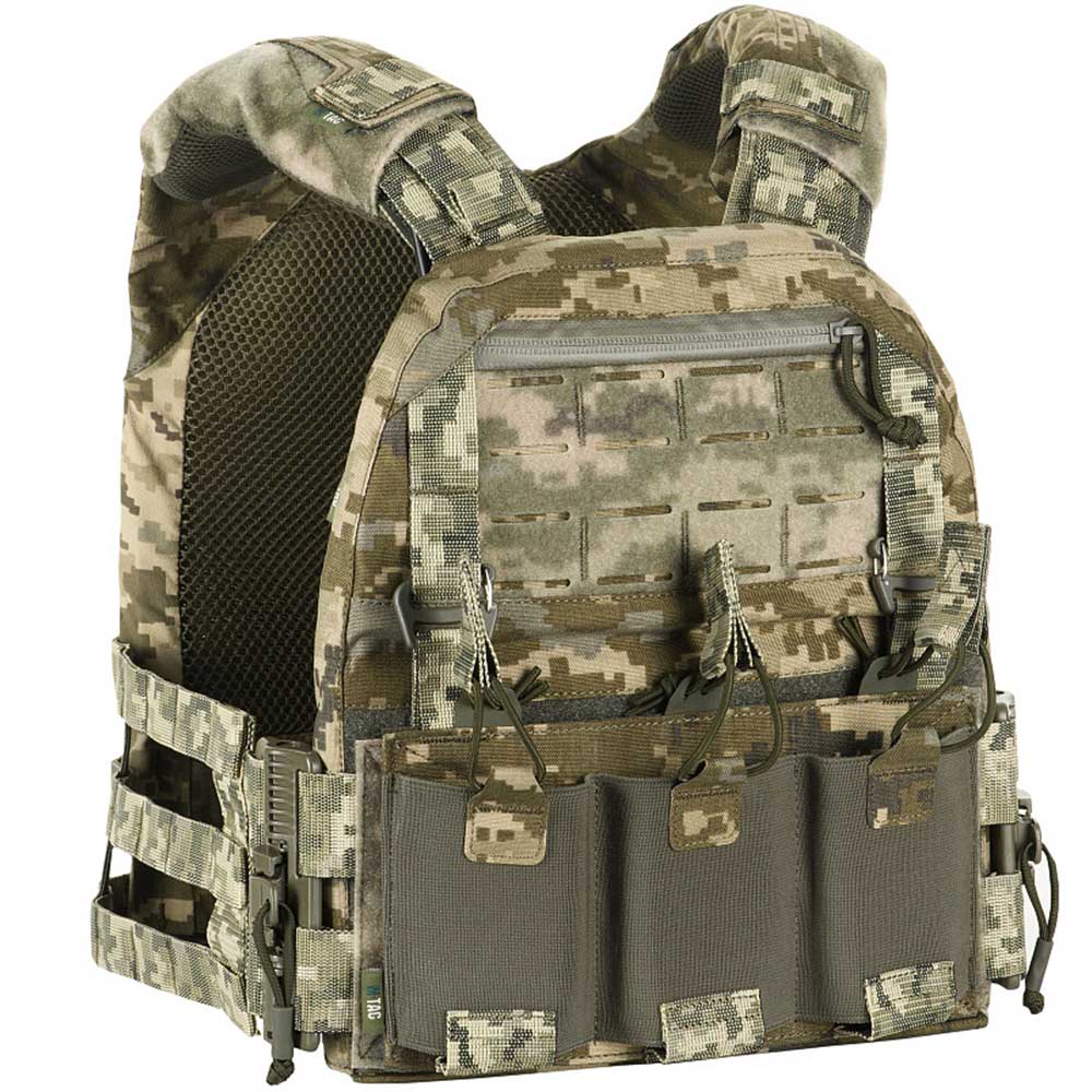 M-Tac - Cuirass QRS - Taktische Weste Typ Plate Carrier - MM14 - für Platten Größe S/M