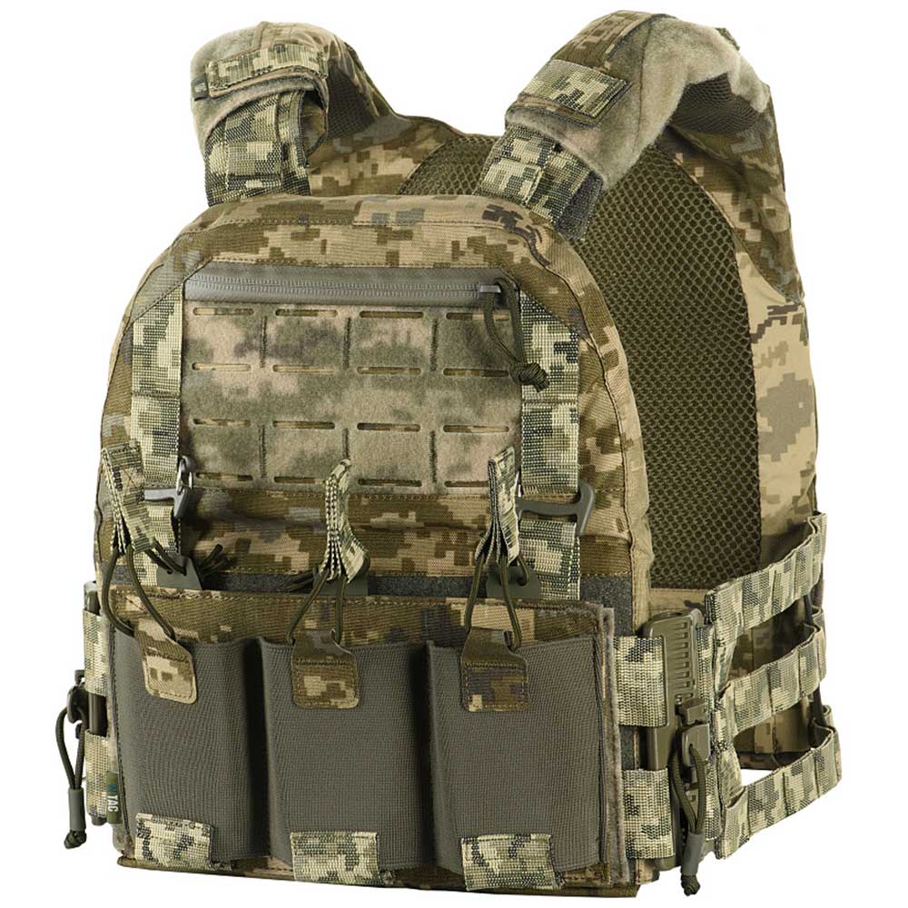 M-Tac - Cuirass QRS - Taktische Weste Typ Plate Carrier - MM14 - für Platten Größe S/M