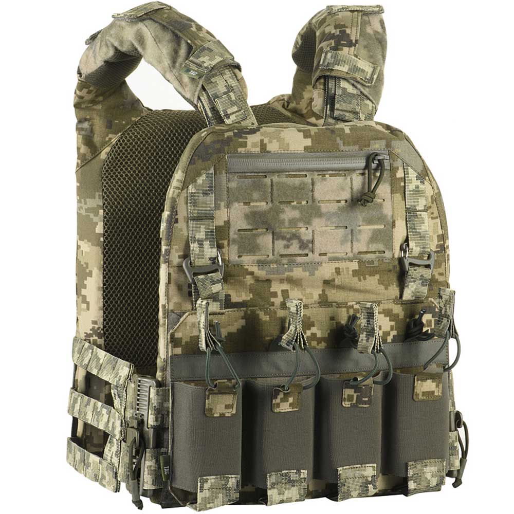 M-Tac - Cuirass QRS - Taktische Weste Typ Plate Carrier - MM14 - für Platten Größe L/XL