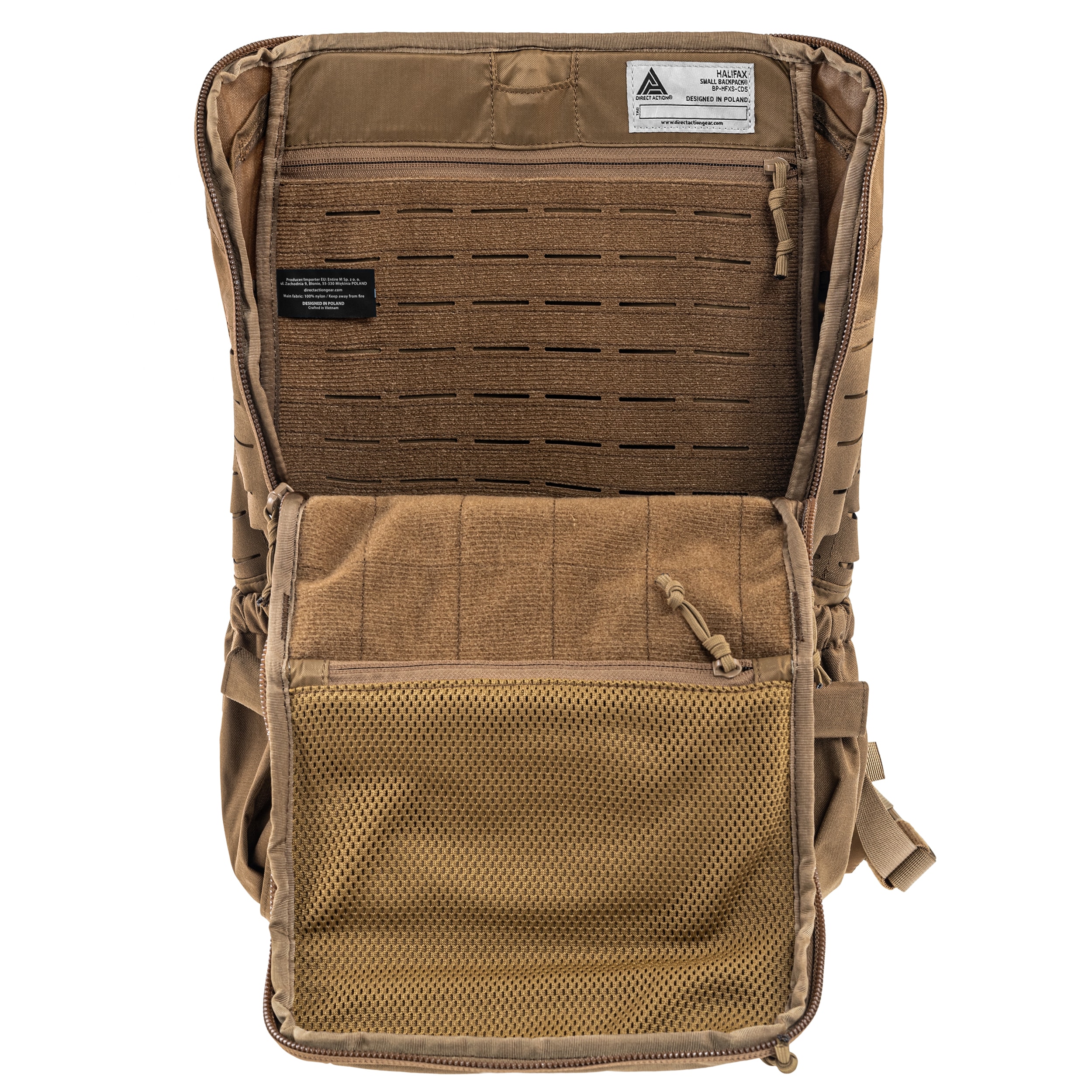 Direct Action - Halifax Small Backpack - Rucksack 18 l - Coyote Brown