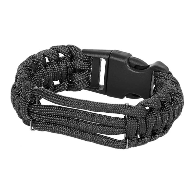 Mil-Tec - Paracord - Armband - Armband für Uhren - Schwarz
