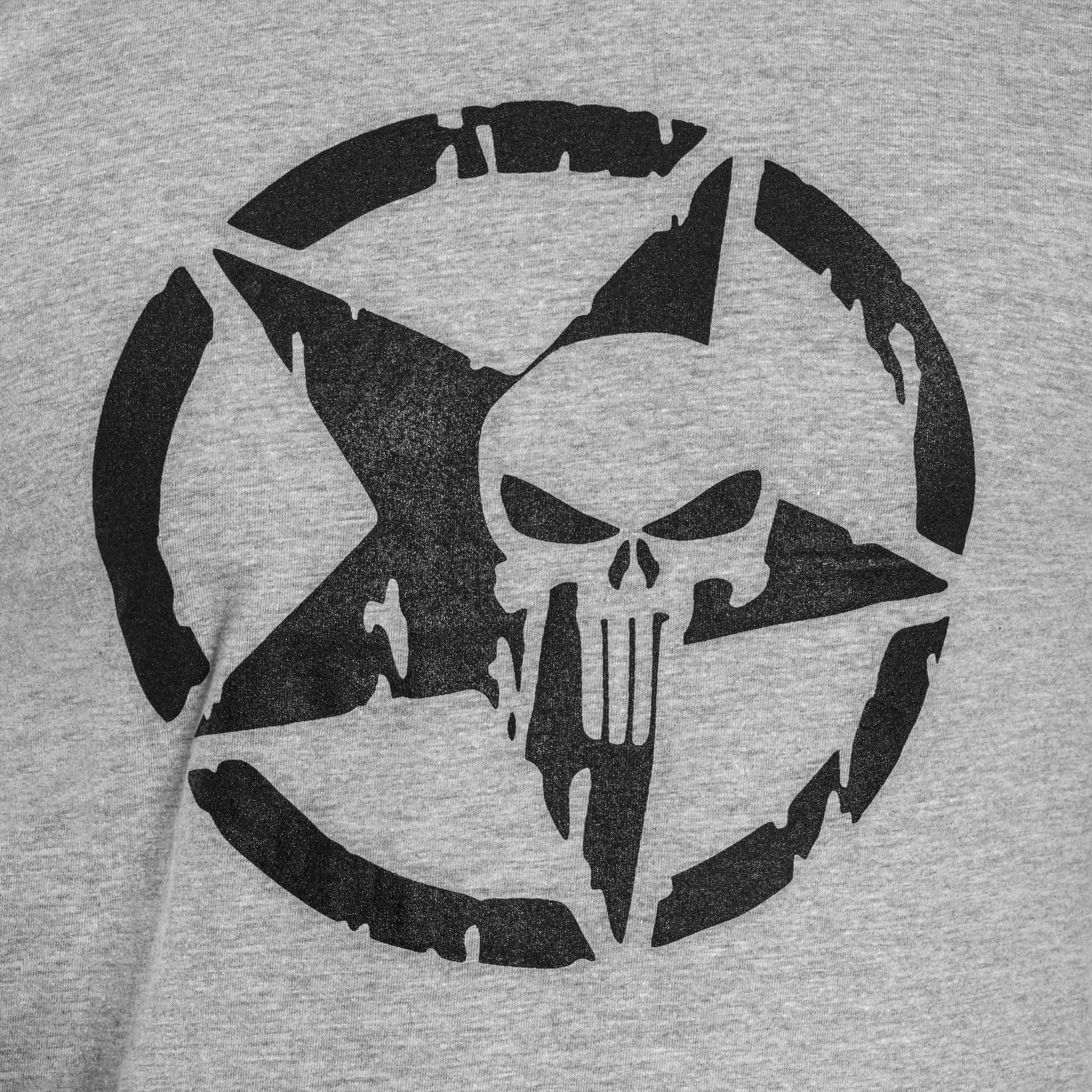 TigerWood - Punisher Military T-Shirt - Grey