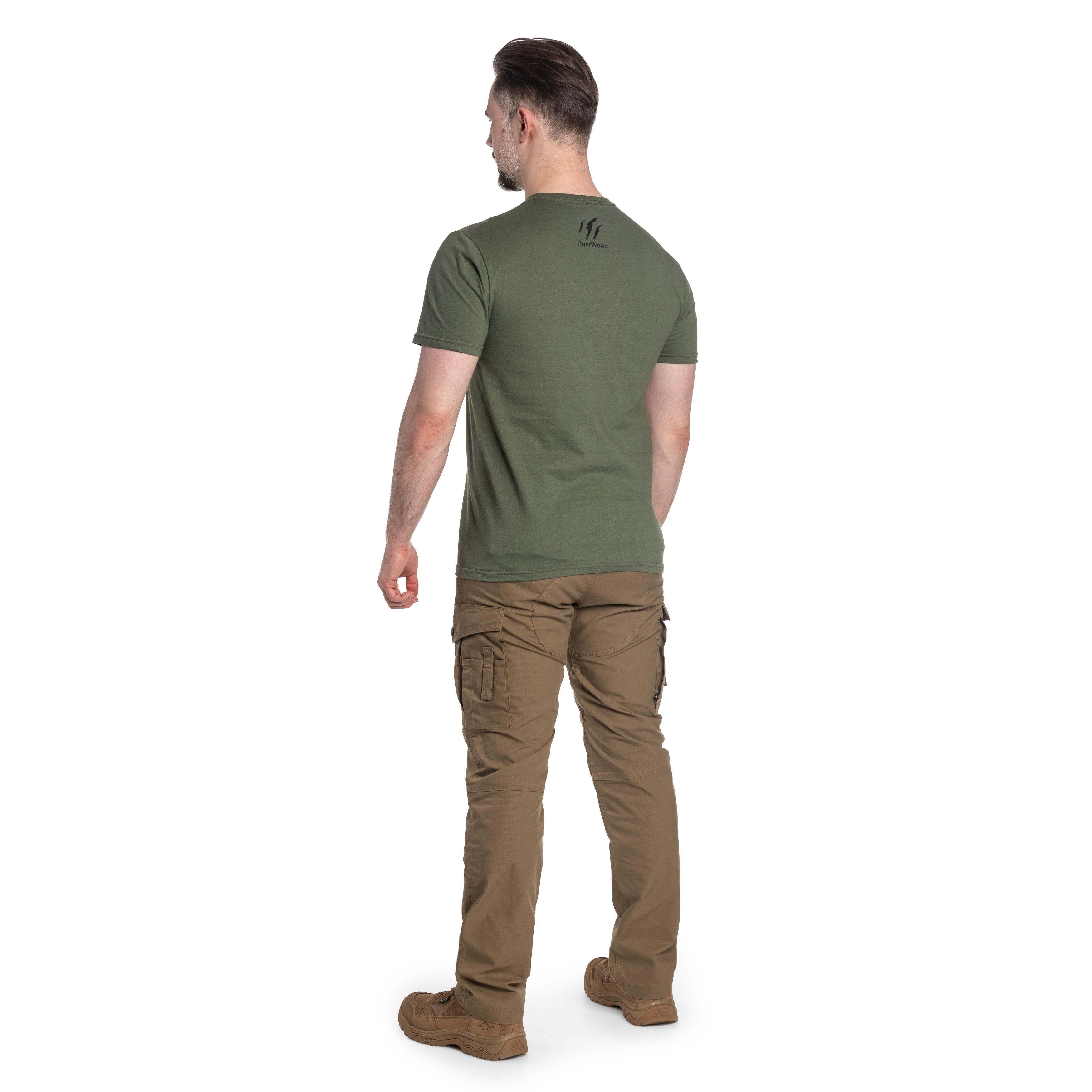 TigerWood - Punisher Military T-Shirt - Olive