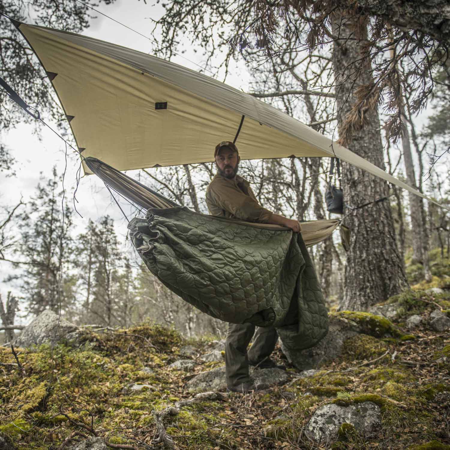 Helikon - Poncho Swagman Roll Basic - Olive Green