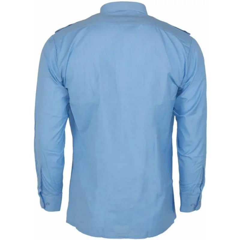 Mil-Tec - Service Long Sleeve Shirt - Hemd - Hellblau