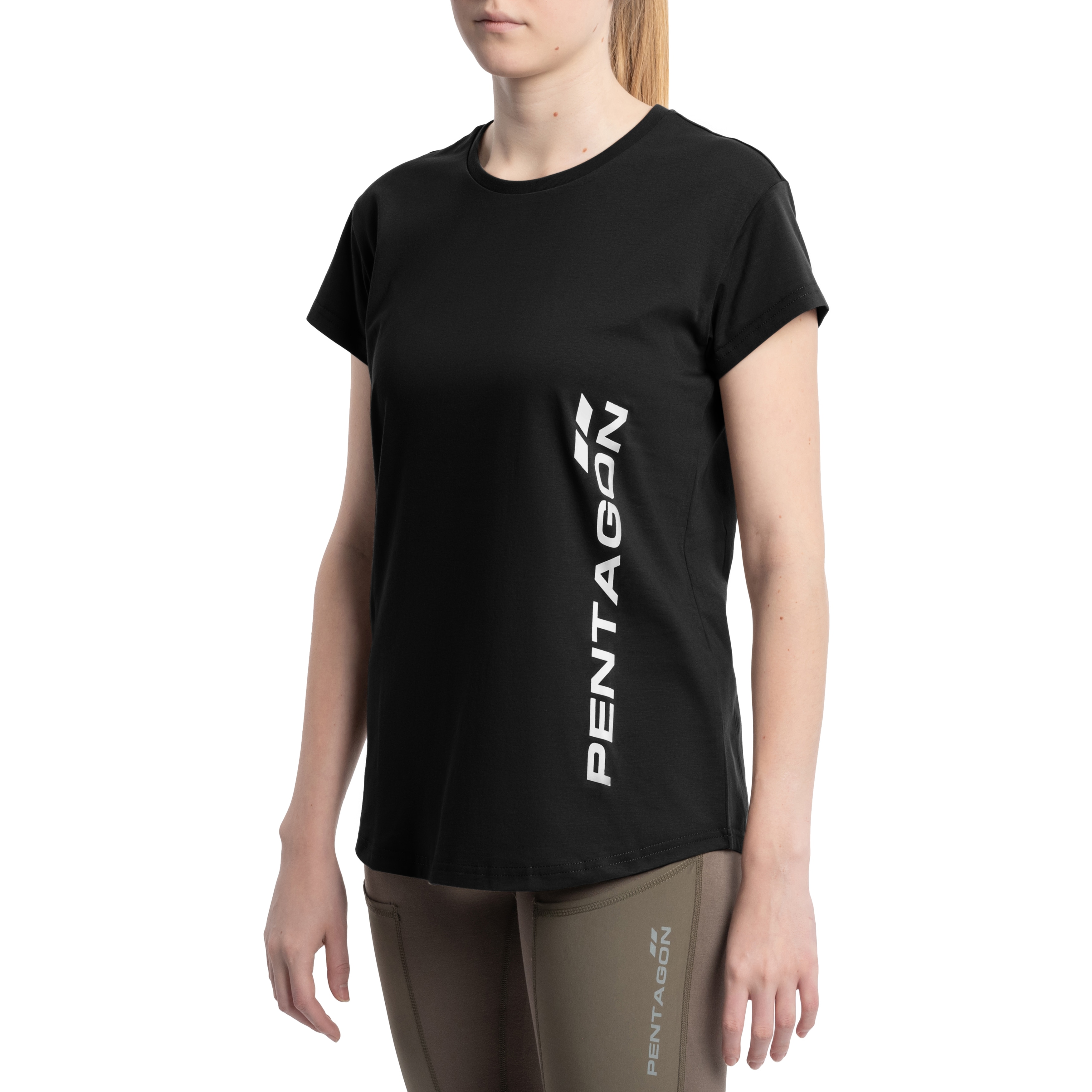 Pentagon - Vertical - T-Shirt für Damen - Black