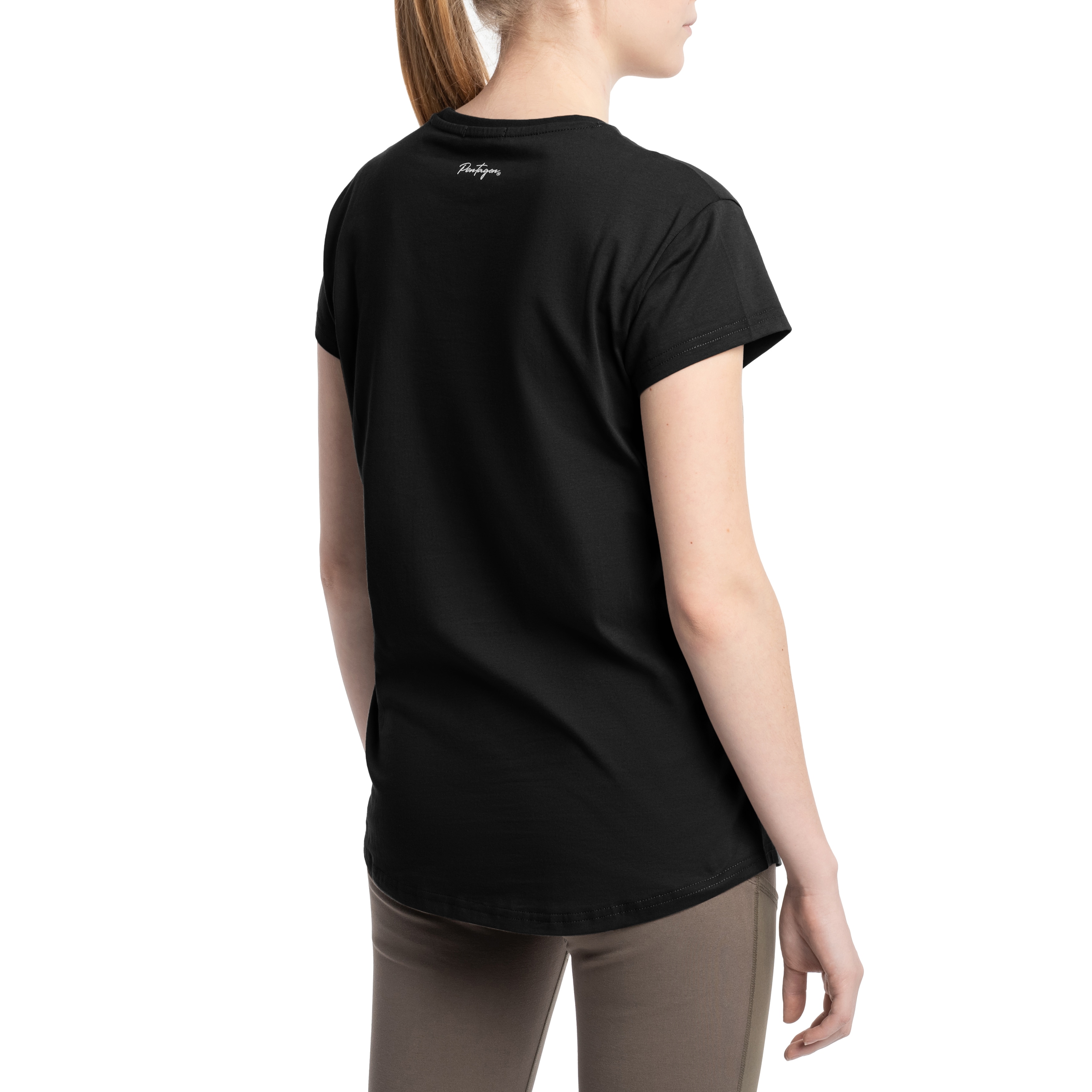 Pentagon - Vertical - T-Shirt für Damen - Black