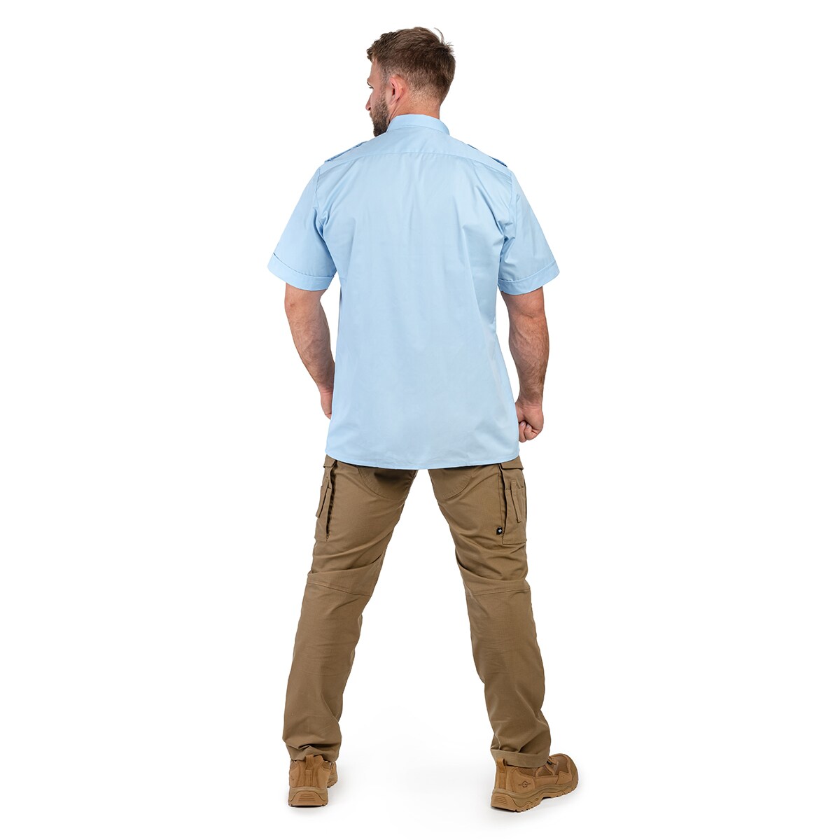 Mil-Tec - Service Short Sleeve Shirt - T-Shirt - Light Blue