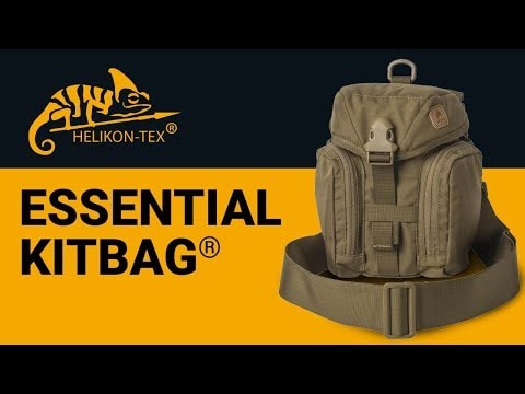 Helikon - Essential Kitbag - Survival-Tasche - Polyester- und Nylonmischung- 2,5 l - Melange Black/Grey