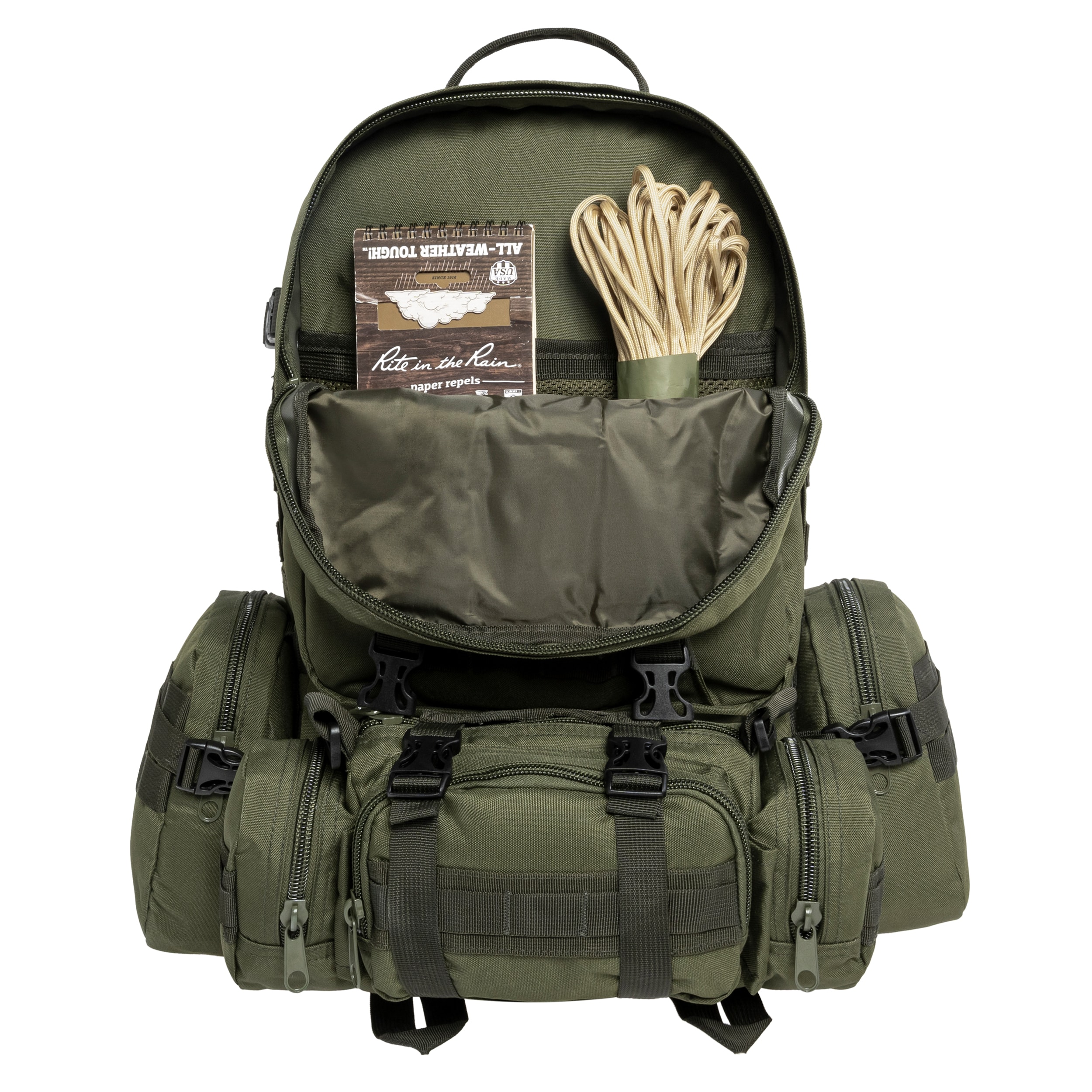 Mil-Tec - Defense Pack Assembly - Rucksack 36 l - Oliv