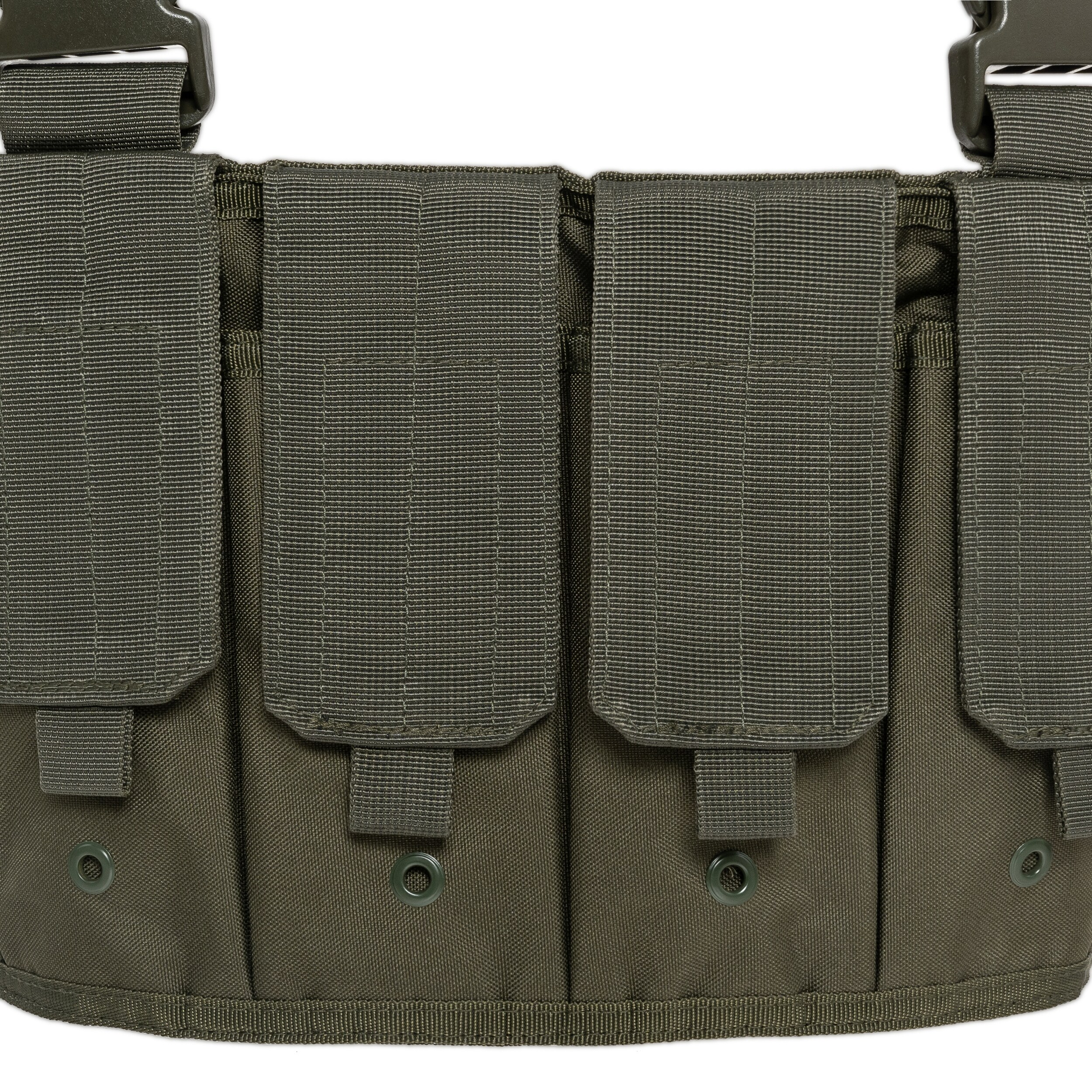 Mil-Tec - Mag Carrier Chest Rig - Taktische Weste - Olive