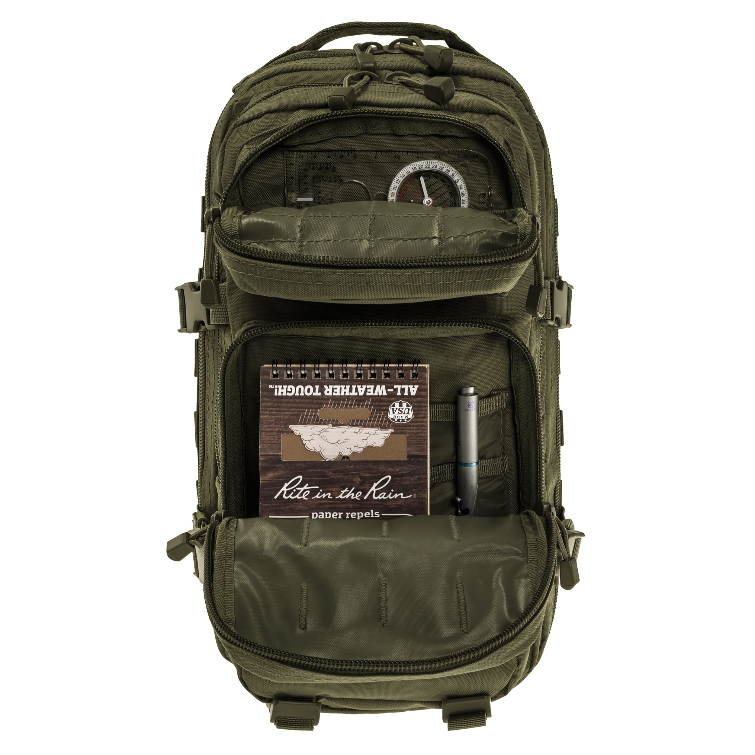 Mil-Tec Small Assault Pack - Rucksack 20 l - Olive