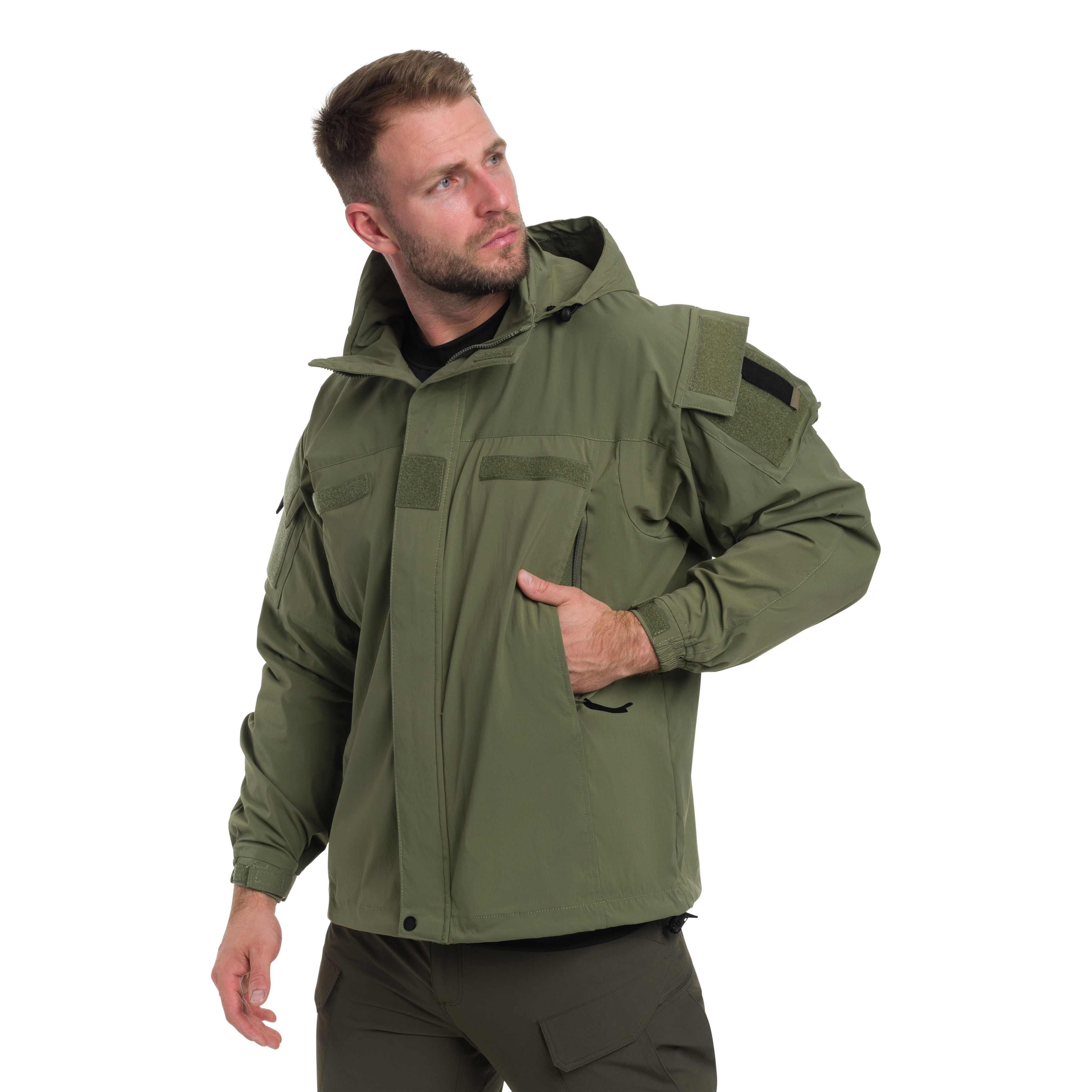 MFH - US Softshell Level 5 - Jacke - Olive