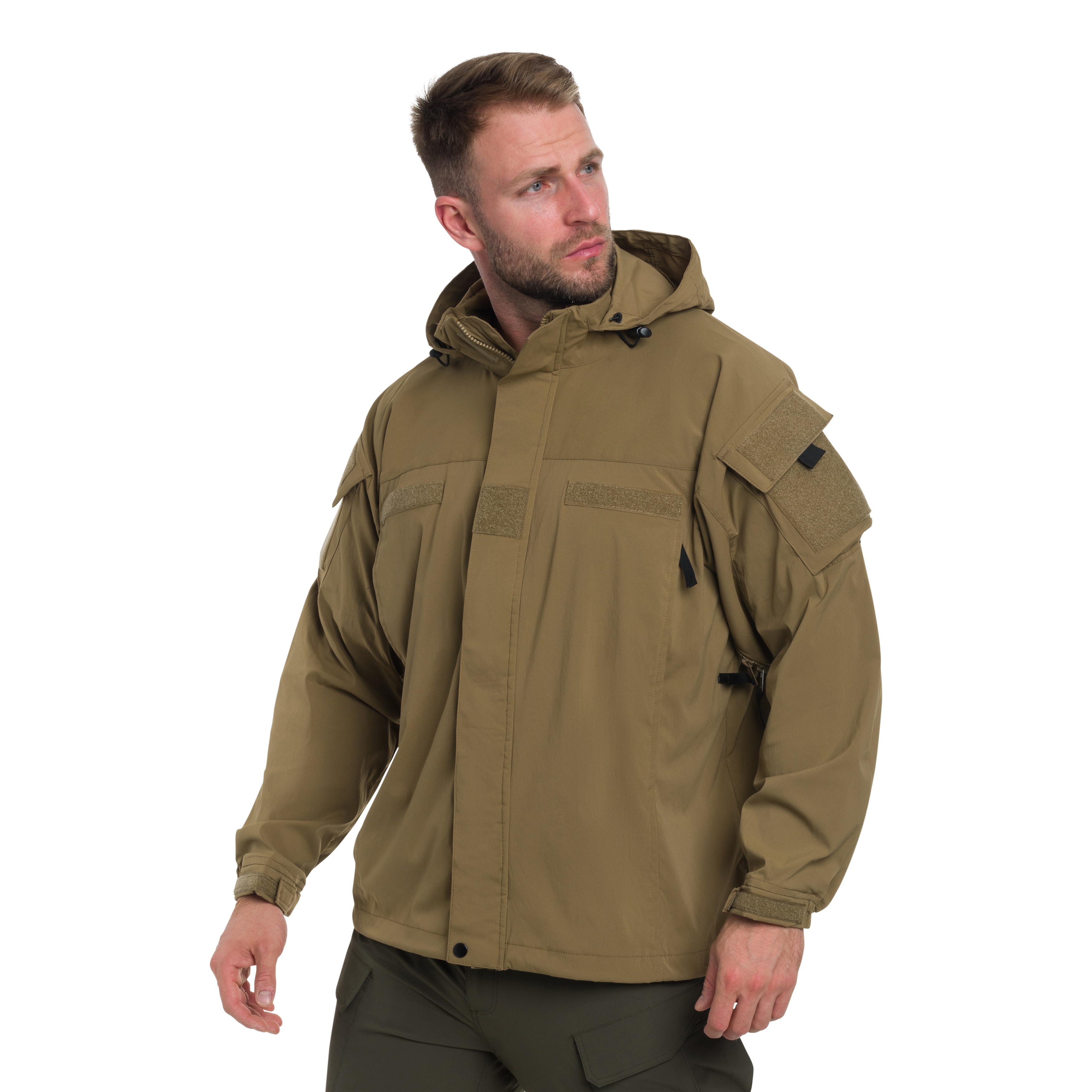 MFH - US Softshell Level 5 - Jacke - Coyote