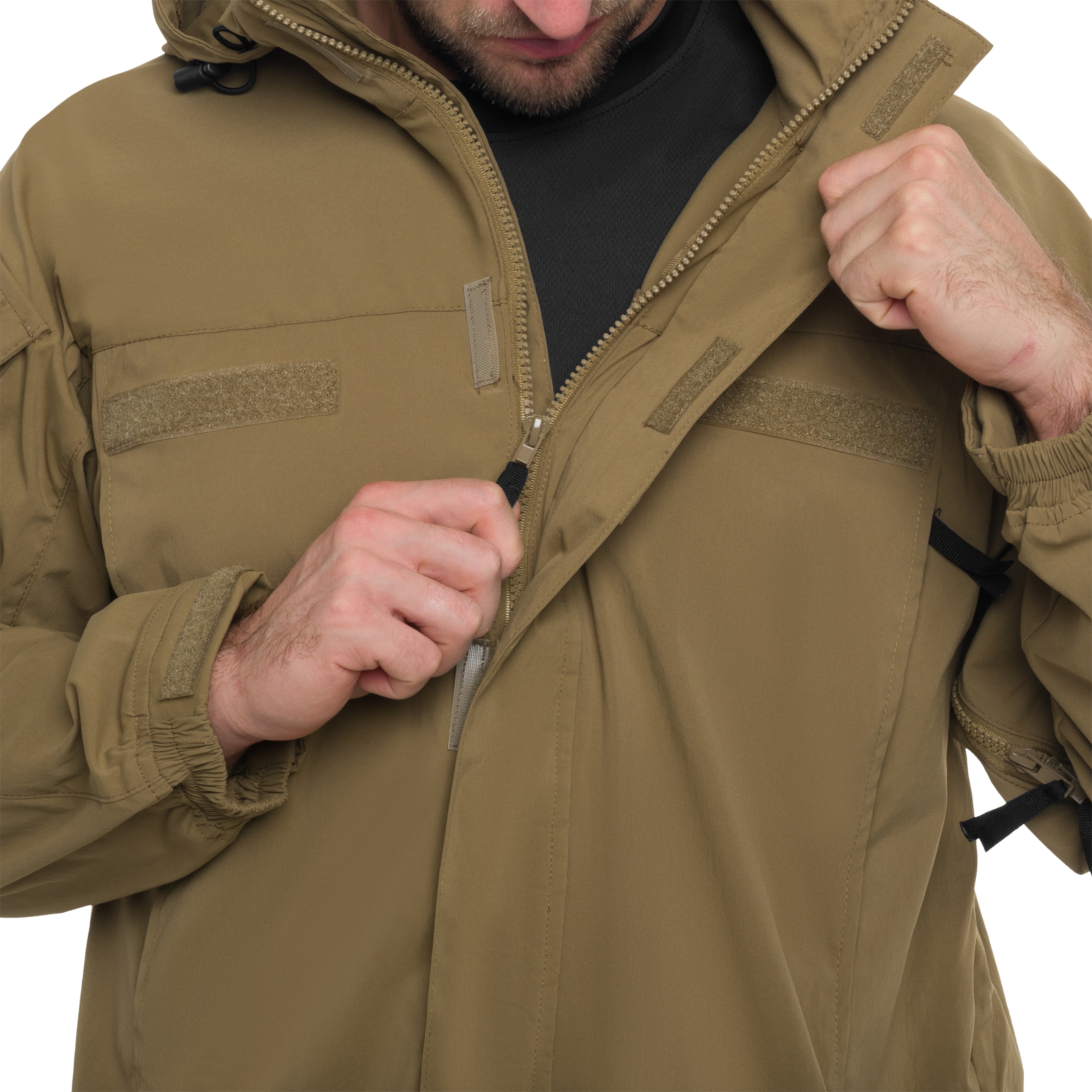 MFH - US Softshell Level 5 - Jacke - Coyote