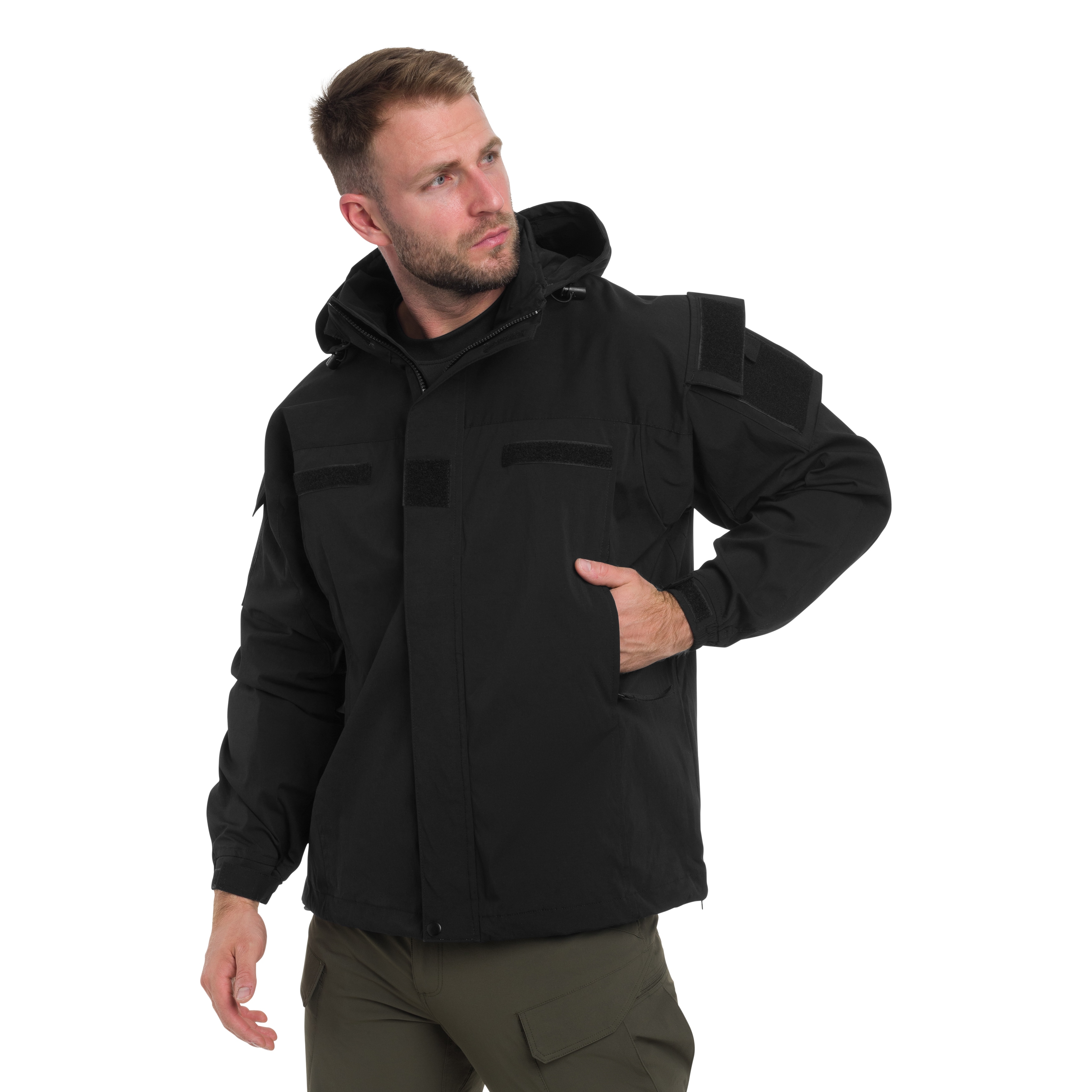 MFH - US Softshell Level 5 - Jacke - Black