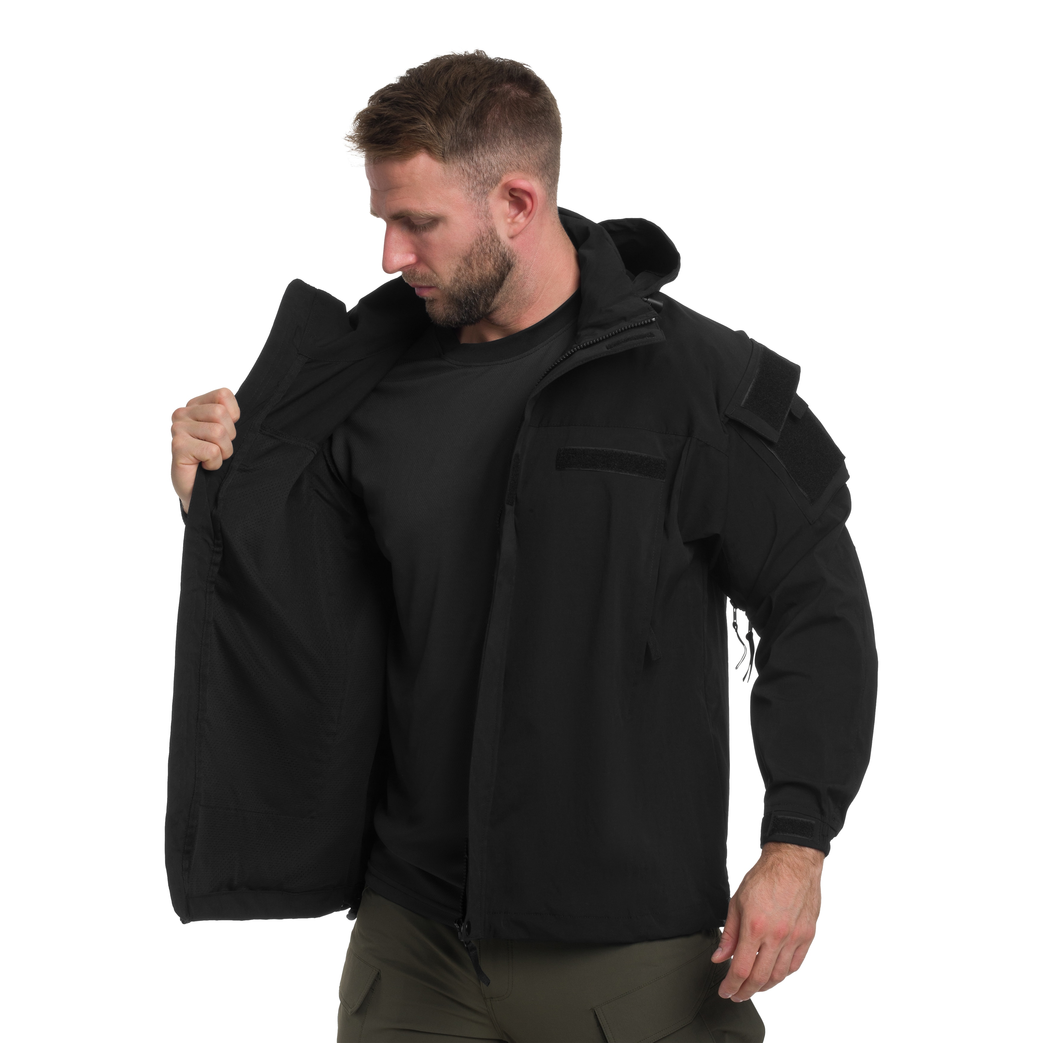 MFH - US Softshell Level 5 - Jacke - Black