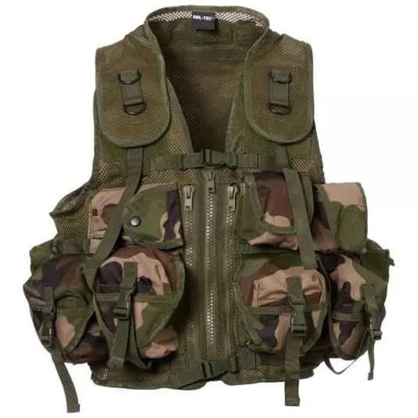 Mil-Tec - 9 Pockets Tactical Vest -  Taktische Weste - CCE Camo