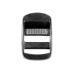 Wisport - Selbstklemmende Schnalle 20 mm 5 Stk. - Black