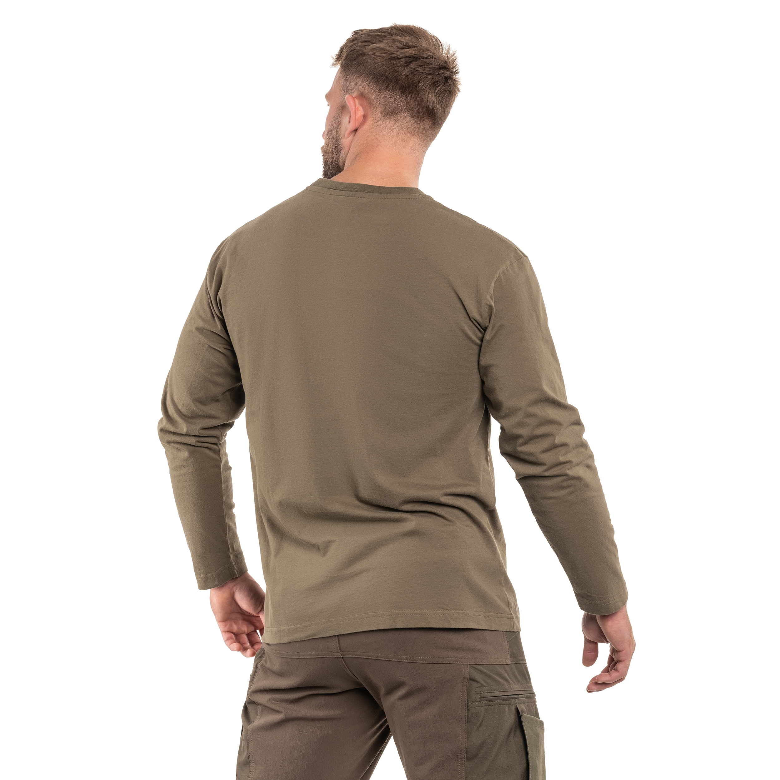 MFH - Longsleeve - Langarm-T-Shirt - OD Green