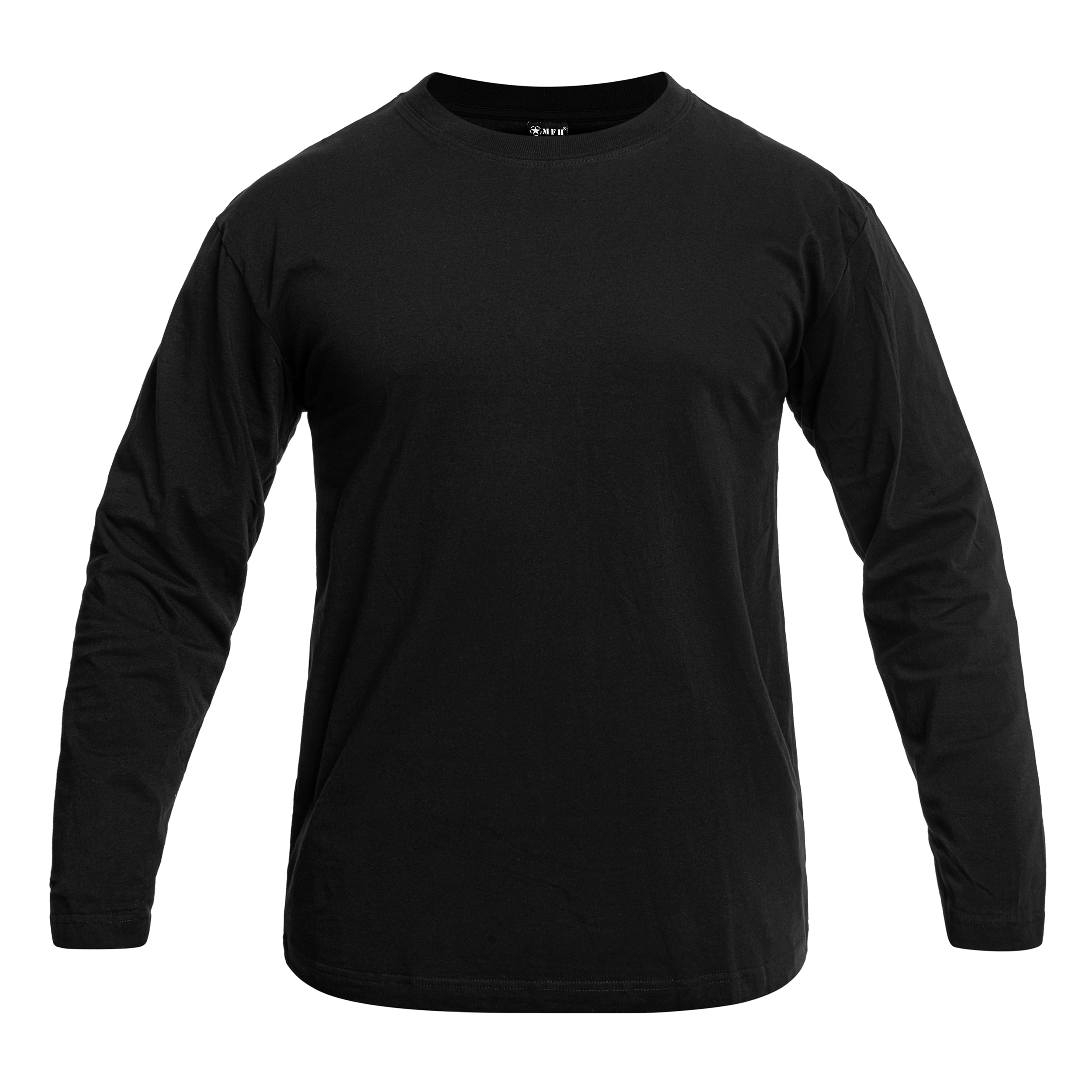 MFH - Longsleeve - Langarm-T-Shirt - Black