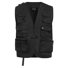 Mil-Tec - Hunt & Fishing Mesh Weste - Black