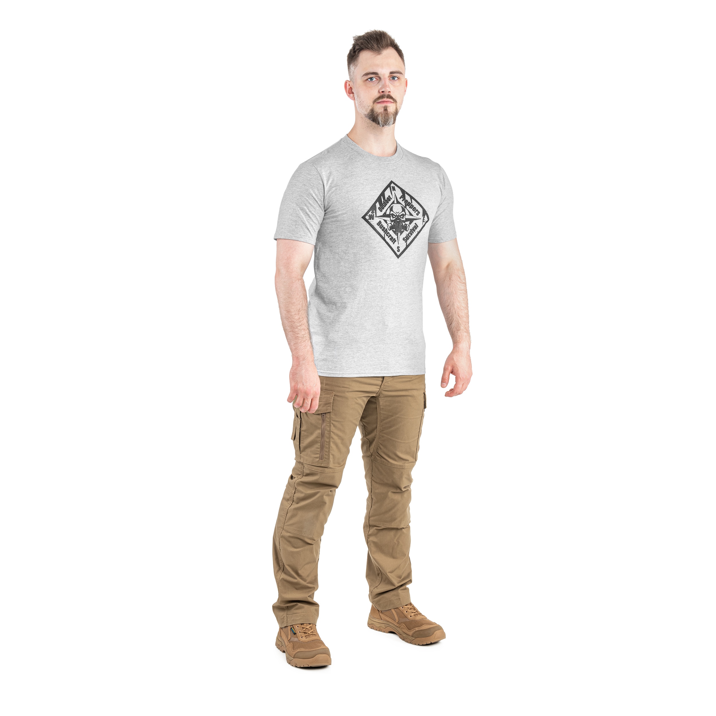 TigerWood - Preppers T-Shirt - Grau