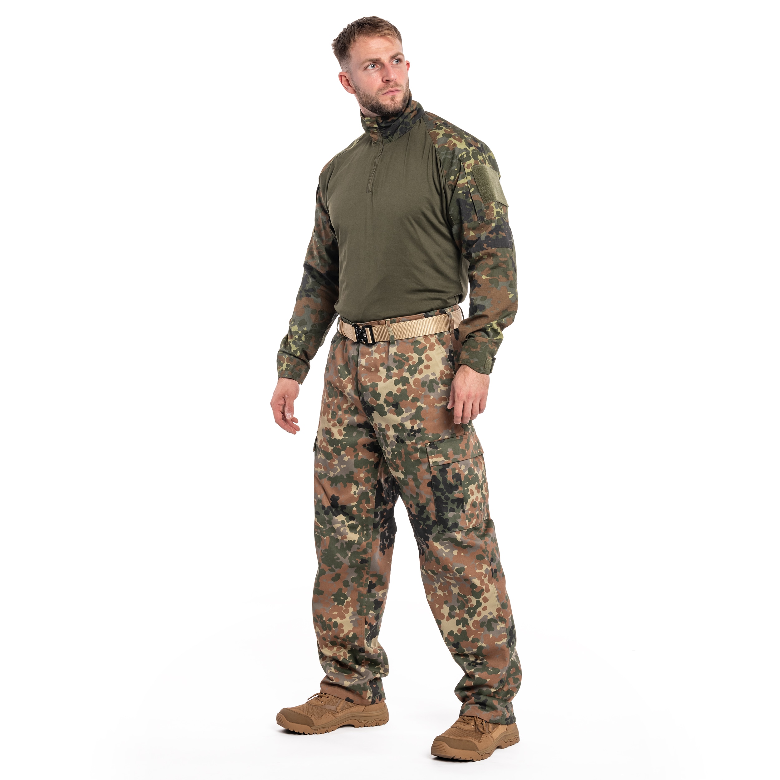 Mil-Tec - Combat Shirt Tactical Field - Sweatshirt - Flecktarn