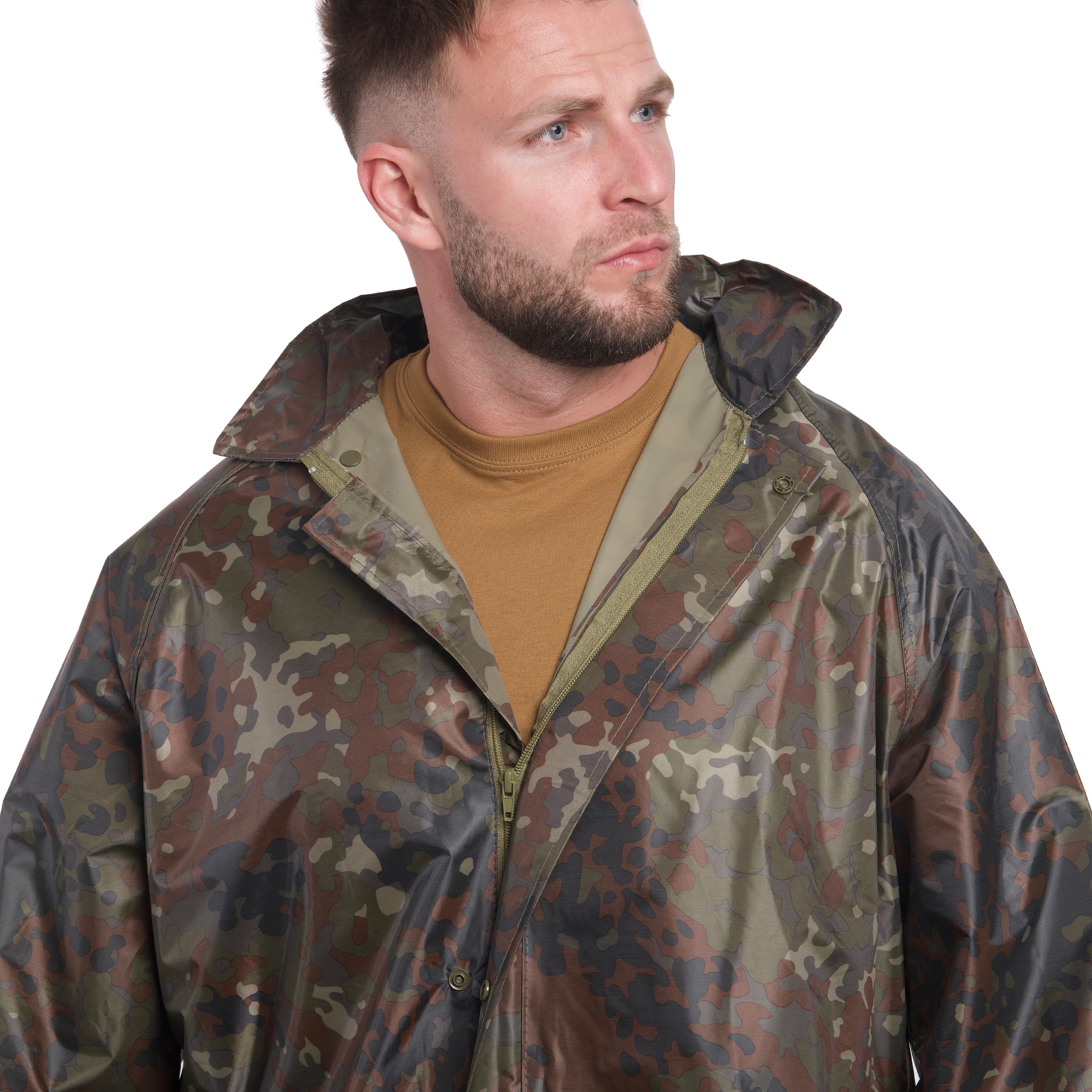 MFH - Regenjacke und -hose - Flecktarn