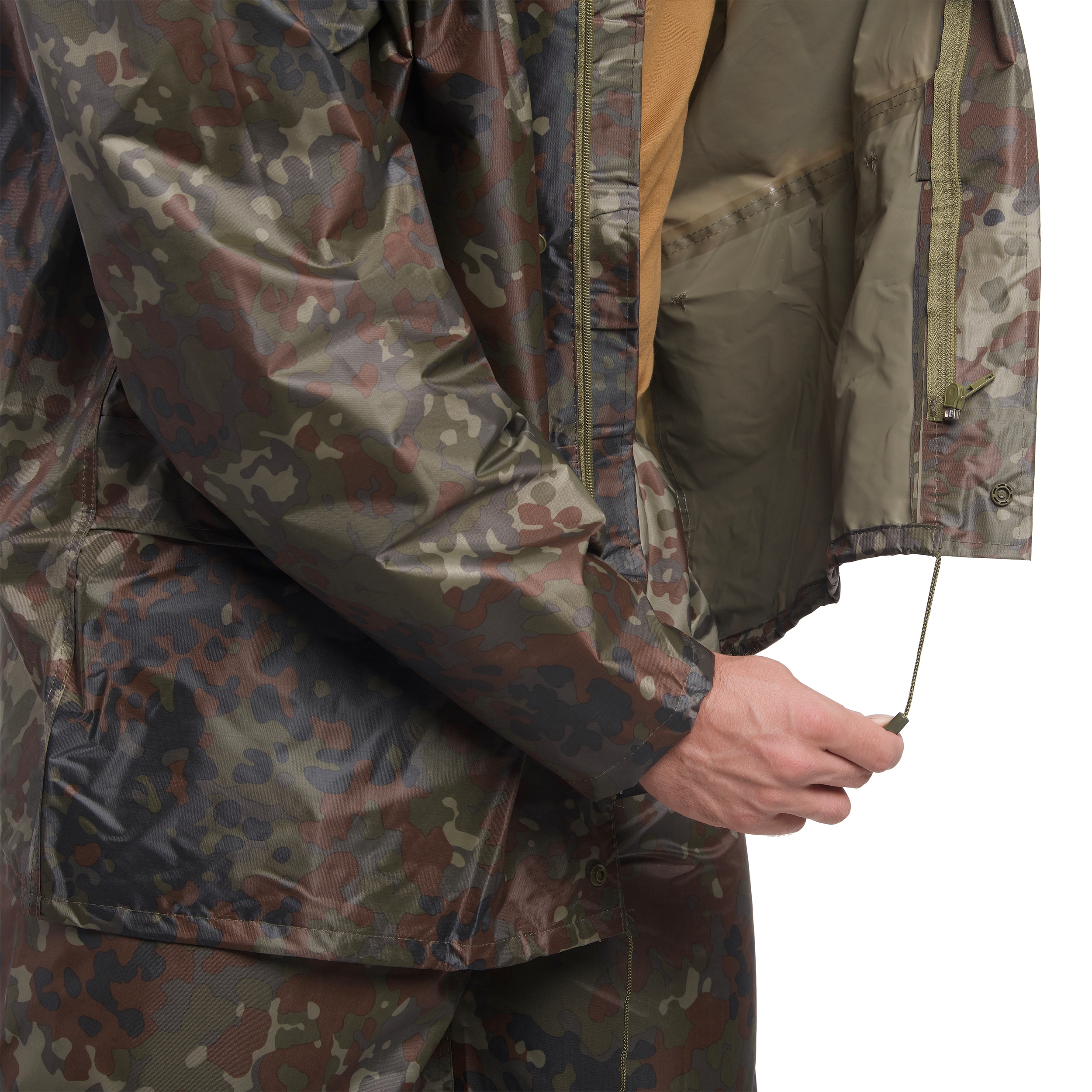 MFH - Regenjacke und -hose - Flecktarn