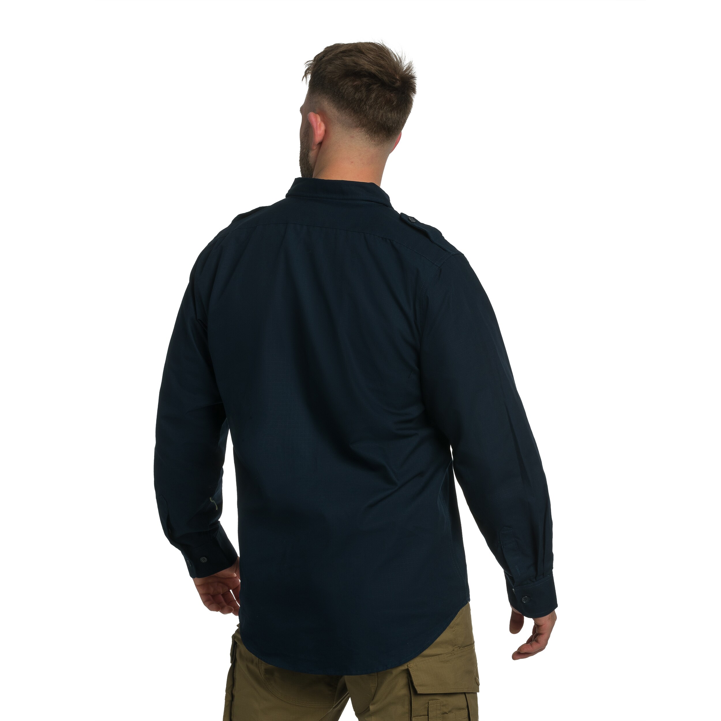 Mil-Tec - Ripstop - Taktisches Hemd Long Sleeve - Dark Blue D/R