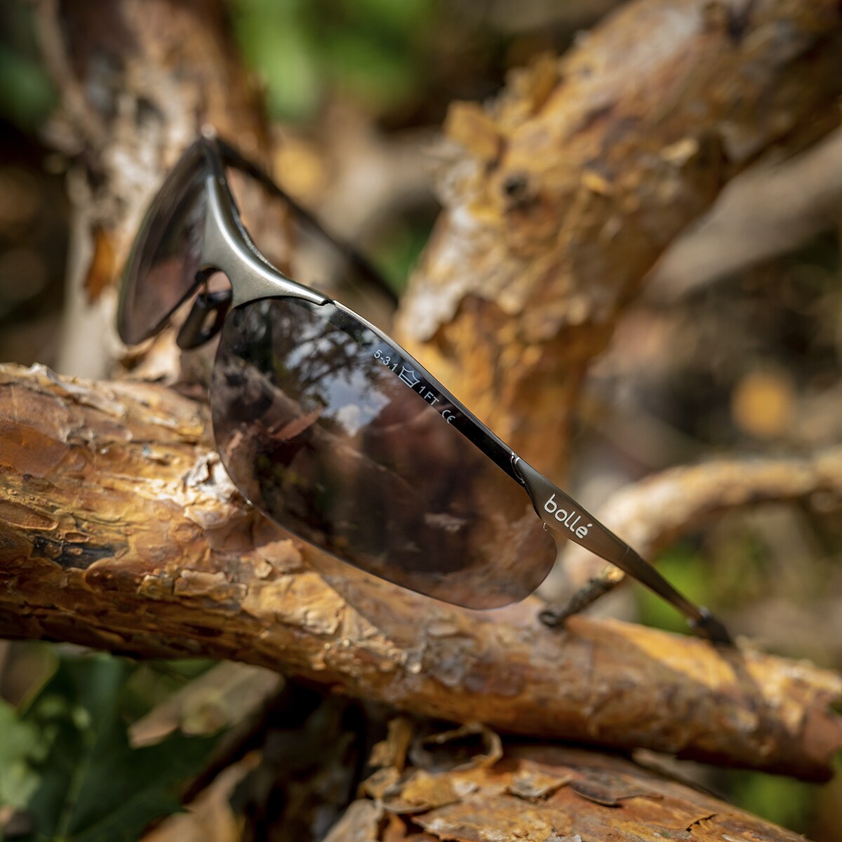 Bolle Contour Metal Smoke - taktische Schutzbrille