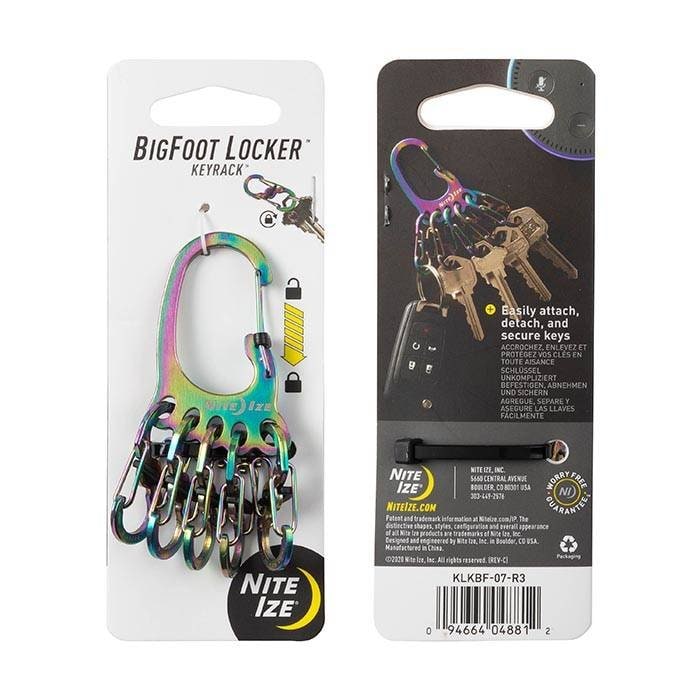 Nite Ize BigFoot Locker KeyRack Spectrum - Schlüsselanhänger