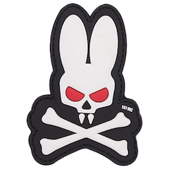 101 Inc. - Skull Bunny 3D-Aufnäher - Weiß