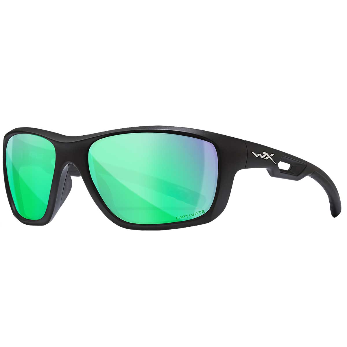 Wiley X - Aspect Captivate - Taktische Brille - Polarized Green Mirror/Matte Black