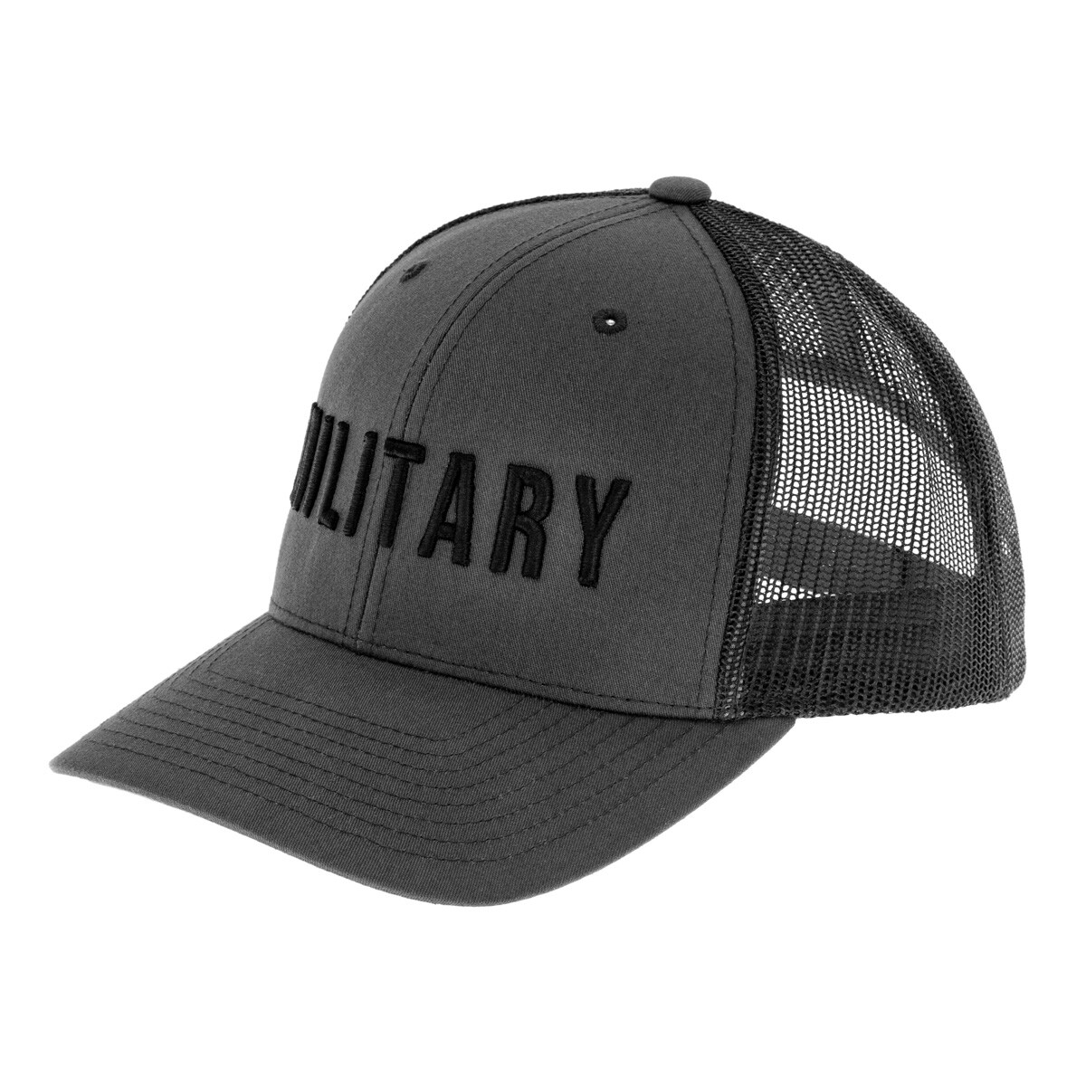 Military Gym Wear - Trucker - Basecap - Black