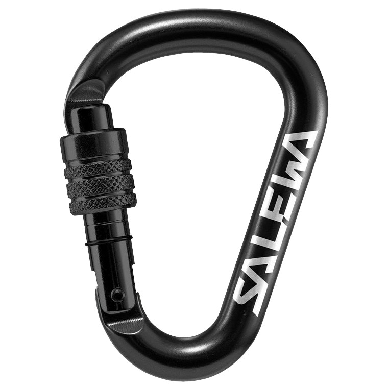 Salewa - HMS Pro - Kletterkarabiner - Black