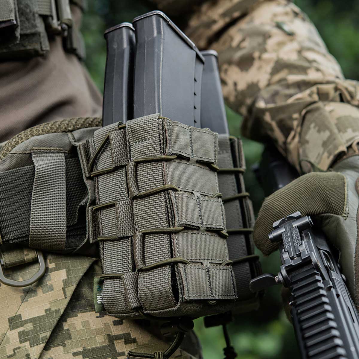M-Tac - Doppelte Magazintasche für große Magazine - Ranger Green