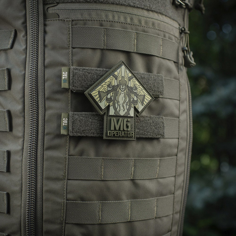 M-Tac - MOLLE Panel für Aufnäher 120 x 26 mm - Ranger Green