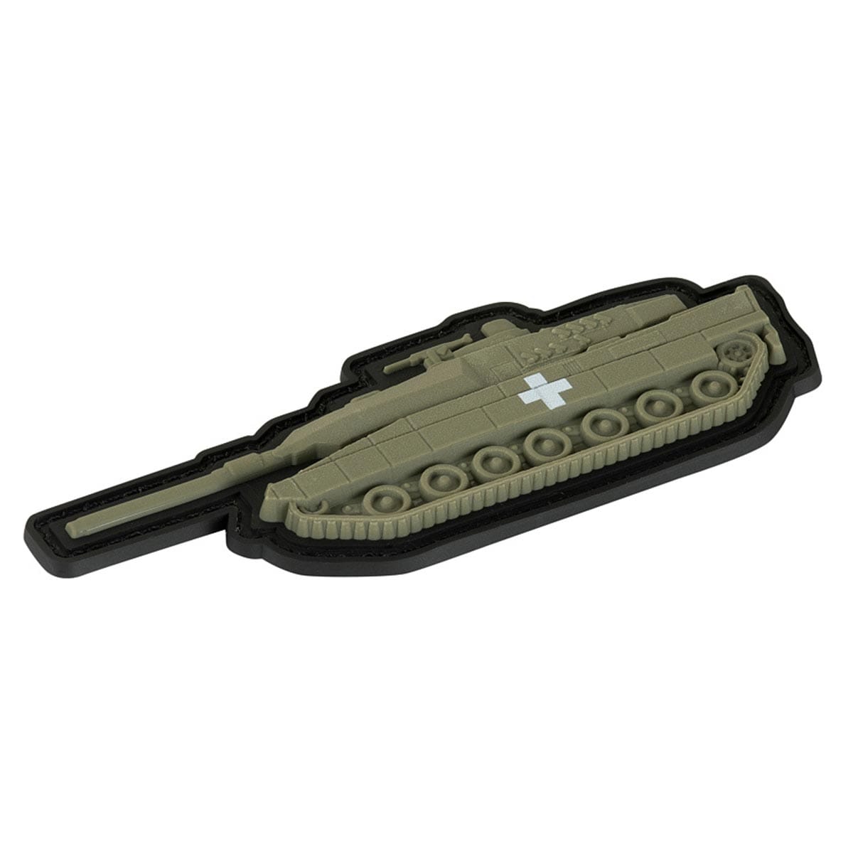 M-Tac - Kreuz Panzerwagen 3D PVC Aufnäher - Olive