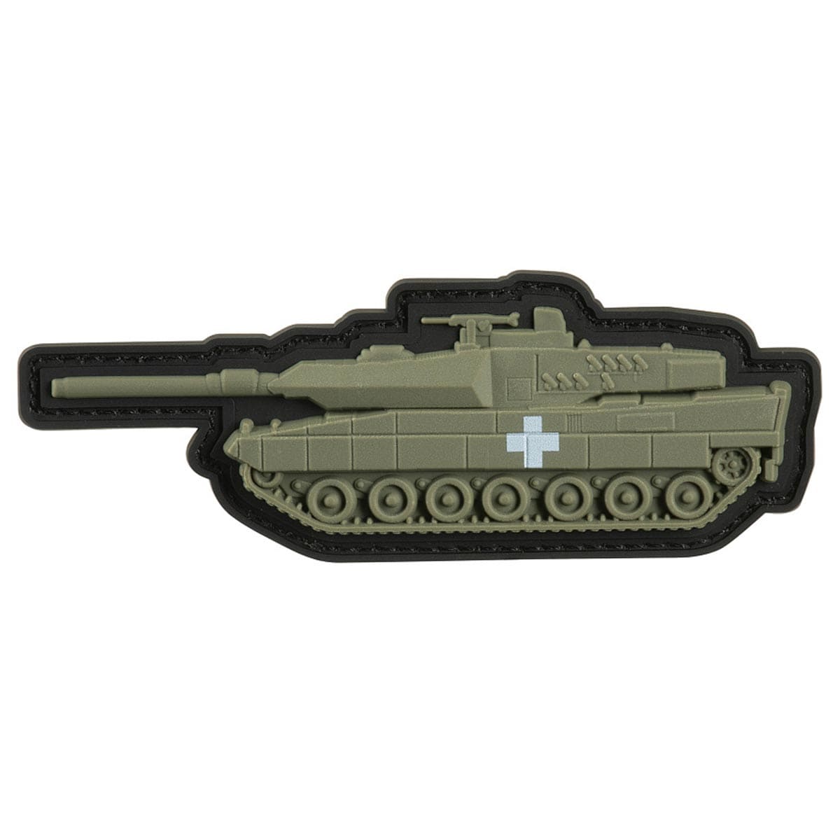 M-Tac - Kreuz Panzerwagen 3D PVC Aufnäher - Olive