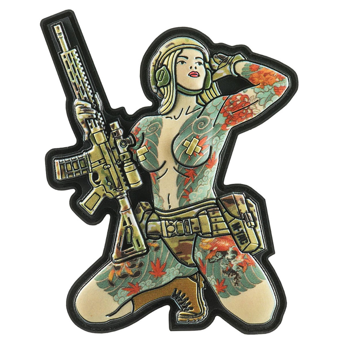 M-Tac - Tactical Girl No.1 Yakuza PVC Aufnäher - MultiCam