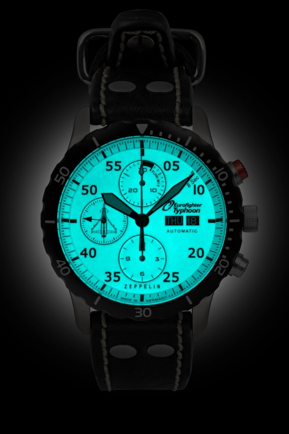 Zeppelin - Eurofighter 7218M-5 Automatik Herrenuhr