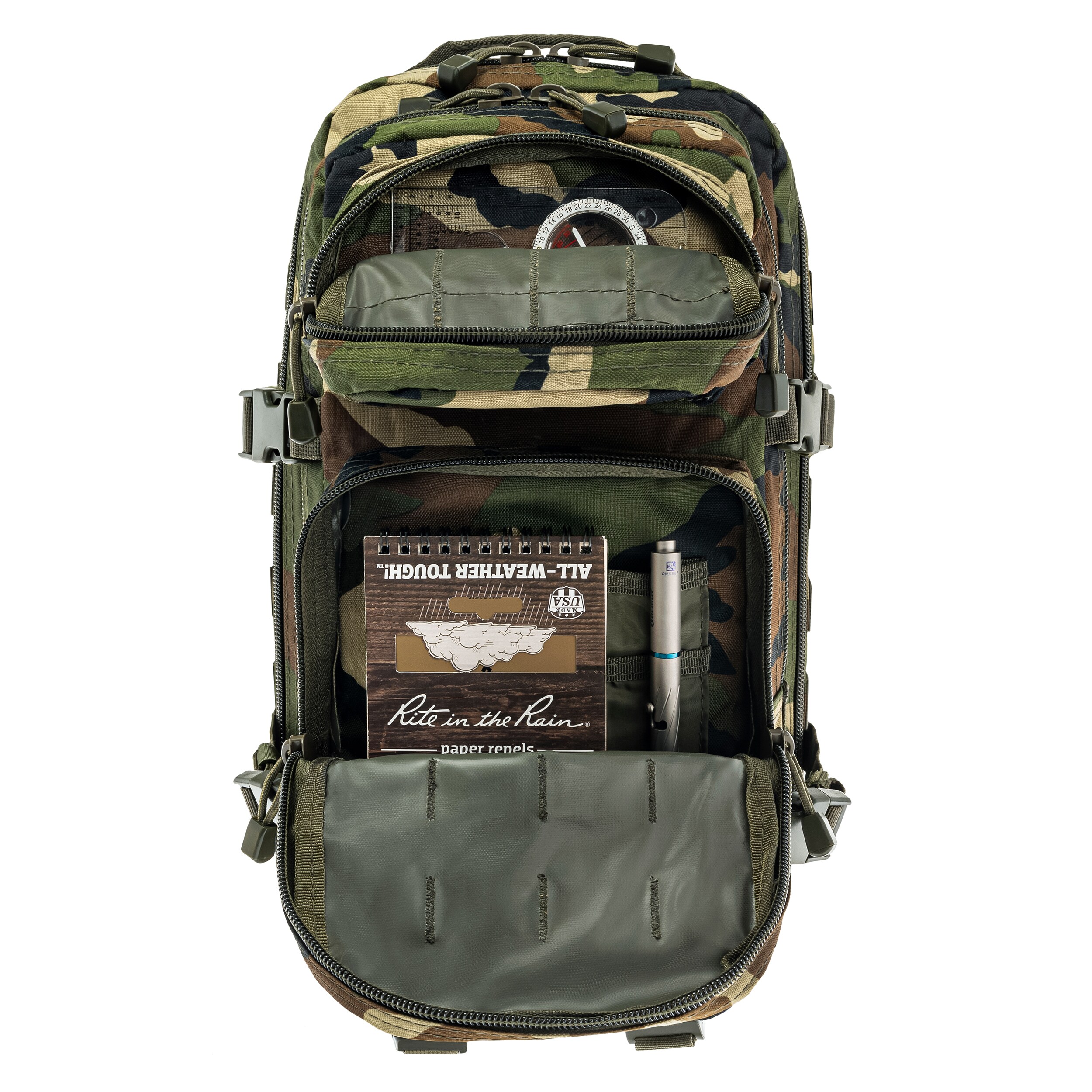 Mil-Tec - Small Assault Pack - Rucksack 20 l - Woodland