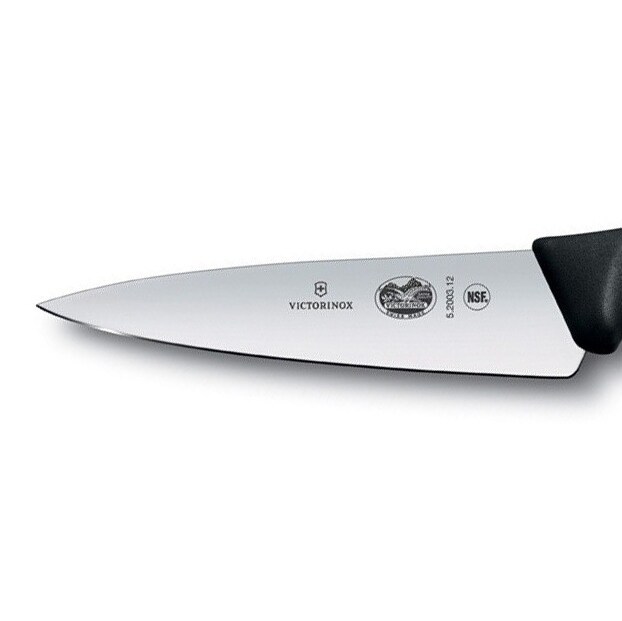 Victorinox - Küchenmesser mit breiter Klinge 12 cm - Black